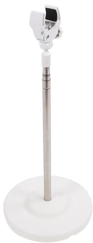 Fockety Supporto per asciugacapelli, Supporto per asciugacapelli ruotabile a 360 Gradi Regolabile in Altezza 35 a 140 cm con Morsetto più Grande, Supporto per Ventilatore Pavimento