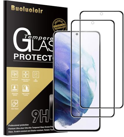 Buoluoioir Lot de 2,Verre Trempé pour Samsung Galaxy S21 5G,Film de Protection d'écran avec Haute Transparence Anti-trace Protecteur pour Galaxy S21 5G avec Dureté 9H Glass
