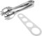 Spaghetti Ruler Set Pasta Spaghetti Noodles Spaghetti or Pasta Spoon Spaghetti Tongs Pasta Serving Tools Pasta Strainer Spoon Pasta Tong Stainless Steel Silver