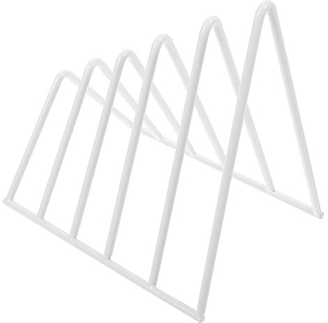 Sewroro Bücherregal Aktenhalter Großer Zeitschriftenablage Ständer Dreieckiges Zeitschriften Dokumentenhalter Für Tisch Akten Organizer Bücherregal Bücherregal