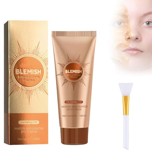 parowu Weißende und Aufhellende Flecken Maske,2025 Neuestes Kräuterflecken Peel-Off Maske für Strahlende Haut, Anti Falten Tear-Off Tiefenwirksame Gesichtsmaske für Poren Straffung (Gold,1pcs)