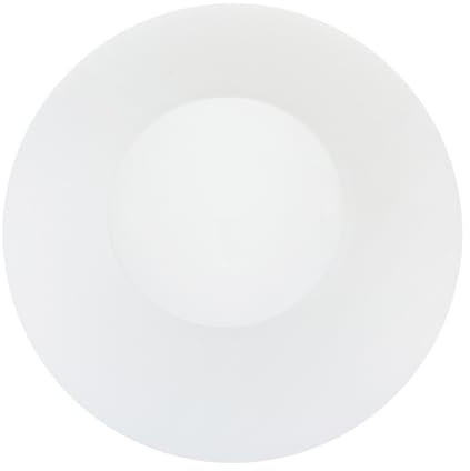 HOMSFOU Milchglas Kugel Lampenschirm Moderner Ersatz für Pendelleuchte Tisch und Wandleuchte Frosted Glass Globe für Gleichmäßige Lichtverteilung Installieren Reinigen