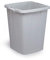 Durable Durabin Abfalleimer / Wertstofftonne 90 Liter, lebensmittelecht, mit Tragegriffen, grau, 1800474050