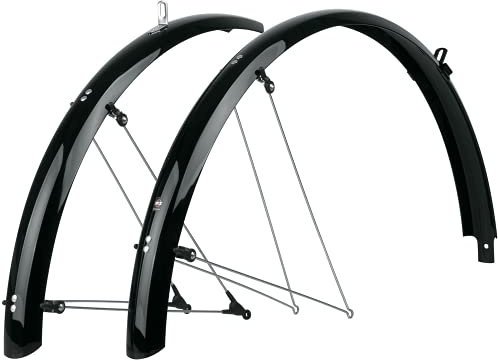 SKS Bluemels Black Trekking Mudguard Set - Black, 53mm/28
