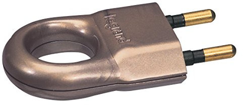 Legrand Plug keine Erde 6 A mit Ring, One Size, bronze