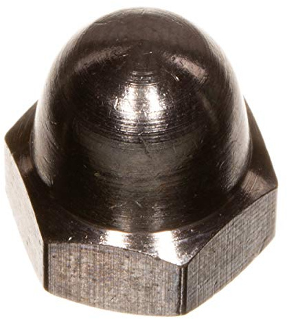 Mutter - Hutmutter M8-06-Cr (DIN 1587) - Messing verchromt