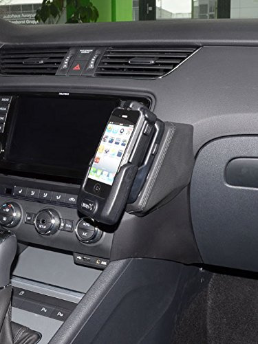 KUDA 047155 Halterung Kunstleder schwarz für Skoda Octavia III 5E ab 2013 & 2017