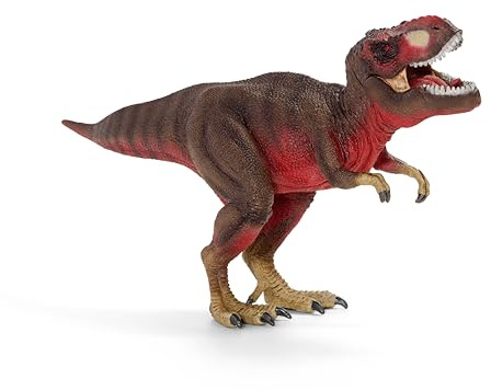 Schleich Dinosaurs | T-Rex, rot 72068 | 10 x 28 x 14 cm | Spielfigur ab 5 Jahren | detailgetreuer schleich Dino | Dinosaurier Spielzeug zum Sammeln | Geschenk für Jungen und Mädchen