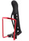 sourcingmap Cycling Bike Adjustable Black Red Water Bottle Holder Cage