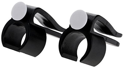 2Pcs Golf Club Bag Clip On Putter Clamp Holder Putting Organizer Ball Marker Value Plastic Black Putting Clip Golf Accessories for Men Women Golfer