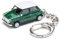 corpus delicti :: Schlüsselanhänger kompatibel mit Mini Cooper British Racing Green Modellauto für alle Auto- und Oldtimerfans (20.9-11)