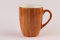 Bonna Premium Porcelain ATCMUG03KKN Aura Terracotta Bockbecher, Kaffeebecher, Kaffeetasse, 8.2x11.4cm, 330ml, Porzellan, terrakotta, 1 Stück