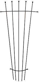 Decorative Garden Trellis - Wall Mounted Fan Trellis - Sold in Packs of 2 - Sturdy Garden Trellis (5ft (1.5m) Tall)