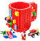 bomenne Brick Mug, Drôle de Tasse à Café, Cadeau Homme Papa Maman Enfants Garçon Fille Maitresse, Idée Cadeau de Noel Saint Valentin Paques Fete des Peres Anniversaire, Rouge