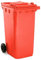 Soho Commercial Wheelie Bin - 240 Litre (Red)