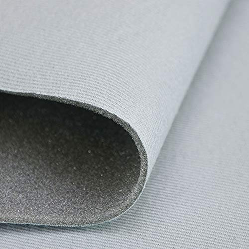 Himmelstoff Autostoff Polsterstoff Bezugsstoff kaschiert SAM129 (Hellgrau) Dachhimmelstoff Autohimmel Textil Innenausstattung Meterware