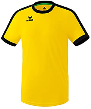 Erima Unisex Erwachsene Retro Star Trikot (3132123), gelb/schwarz, M