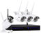 REIGY 2MP WLAN Überwachungskamera Set Aussen Kabellose mit Audioaufnehmen, 4X 1080P IP Kamera+10CH 5MP WiFi NVR, CCTV System Videoüberwachung mit IR Nachtsicht, Wasserfesten, Ohne Festplatte Schwarz