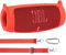 co2CREA Custodia in silicone per JBL Charge 5 Speaker Bluetooth Portatile（Altoparlante non incluso）(rosso)(solo scatola,Case Only)