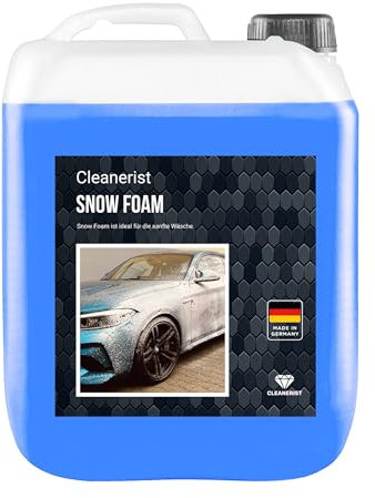Cleanerist 10 Liter Snow Foam BLAU I Konzentrat | Autoshampoo auch für Wohnwagen & Caravan | Autowäsche I Foamer I Aktivschaum I Schaum Shampoo