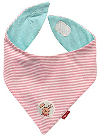 Sigikid Unisex Baby halsdoek Babyerstausstattung, Rosa/Hellblau, 35x16x1 cm EU