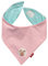 Sigikid Unisex Baby halsdoek Babyerstausstattung, Rosa/Hellblau, 35x16x1 cm EU