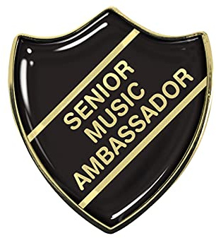 Capricornone Senior Music Ambassador School Shield Badge