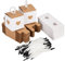 Kleine Geschenkboxen, (50 Stk) - 5,5 x 5,5 x 5,5cm Karton Kraftpapier Box, Mini Retro Geschenk Schachtel Pralinenschachtel für Hochzeit, Party, Geburtstag, Taufe, Süßigkeiten, Basteln