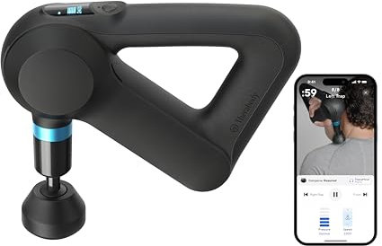 TheraGun Therabody Elite (5th Generation) - Handheld Deep Tissue Massage Gun - Bluetooth Enabled Percussion & Personal Massager for Pain Relief in Neck, Back, Leg, Hand, Shoulder and Foot