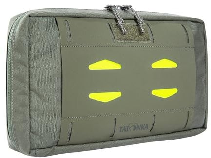 Tatonka Unisex – Erwachsene Universal Pouch 14 x 24 Rucksack-Zusatztasche, Stone Grey Olive, 14 x 24 cm