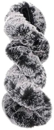 Lenkradschoner Winter Superweicher Plüsch-Auto-Lenkradbezug Universeller Warmer Kunstfell-Autolenker Am Lenkradgeflecht Lenkradbezug (Farbe : Grey)