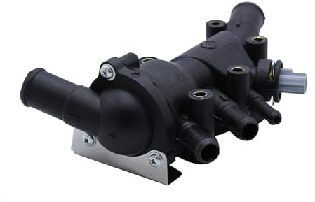 eglci Thermostat Gehäuse Sensor Kompatibel Mit Ford Für Ka 2003 2004 2005 2006 2007 2008 XS6E8A586AH Ersatzteile Auto Motor Kühlmittel Thermostat Gehäuse Sensor