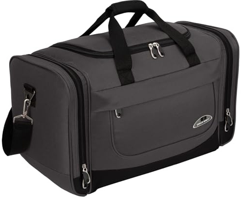 Sporttasche, Reisetasche und Fitnesstasche für Damen und Herren- Tainingstasche, Gym Bag (Grey)