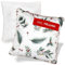 NOAH VERDE Zierkissen-Weihnachten Zweige, Winter Deko Kissen Sofakissen mit Füllung und Bezug Kissen 45x45 Winter-Kissen, Landhausstil Deko, Geschenk Beste Freundin Geburtstag Zierkissen & -hüllen