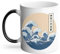 Mug Thermo-réactif Tasse Magique - Hokusai Grandes Vagues Japon Asie Culture Mer - 325 ml