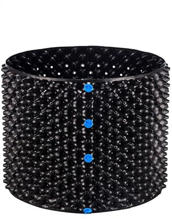 POSH AIR Atmungsaktiver Pflanztopf mit profilierten Wänden | Fördert gesundes Wurzelwachstum | Ideal für Haus und Garten | Farbe: Schwarz oder Weiß (Schwarz, 40L)