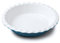 WM Bartleet & Sons 1750 Crinkle Rim Pie Dish (Blue)