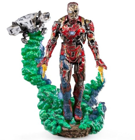 HiPlay Iron Studios 1/10 Spider: Far From Home - Zombie Iron Man Art Statue
