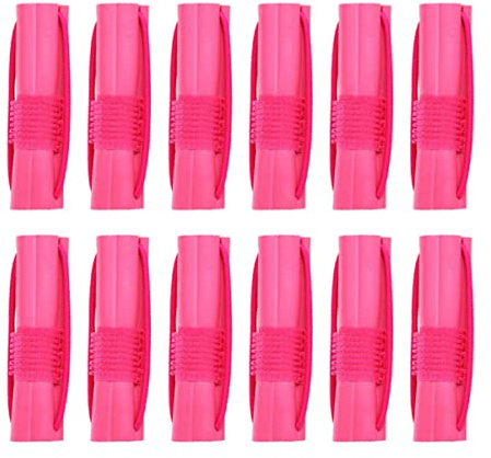 Healeved 12 Stück-pack Schwamm Haarwickler Klein Leicht für Haartypen Selbstgemacht Locken über Nacht Haarstyling Werkzeug für Frauen