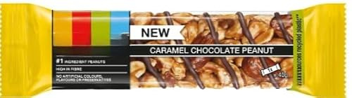 Caramel Chocolate Peanut, High Fibre Healthy Snack Bars 40g (Pack Of 32) Serving up some sweet happiness. For All Occasions