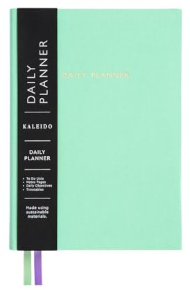 Ohh Deer To Do List Notebook | Notebook & Undated Daily Planner | Hourly Schedule Planner | Productivity Planner, Work Planner & Organiser Notebook | Mint