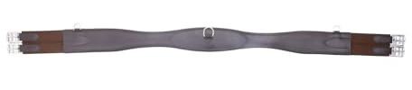 Generisch BergReiter Classic Sattelgurt – Dressage (Dunkelbraun, 125 cm)
