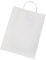 folia 21200 - Papiertüten aus Kraftpapier, Geschenktüten, 20 Stück, ca. 12 x 5,5 x 15 cm, weiß - zum Basteln, Verzieren und Verschenken