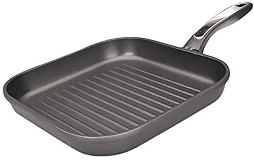 Ibili Parrilla Induplus 18 Cm, Aluminio, Negro, 18 x 18 cm