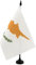 AZ FLAG - Tischflagge Zypern - 21x14 cm - Zypriotische Tischfahne 14 x 21 Cm - Flaggen