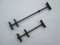 IRONMONGERY WORLD® Victorian Style CAST Iron Radiator RETAINING Wall Stay Anchor Fixing Bracket - Antique Iron (8/200MM)