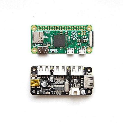 sb components Zero4U - Hub USB de 4 puertos para Raspberry Pi Zero (sólo cámara V1.3)