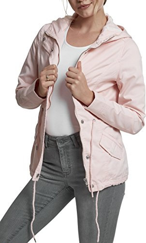 Urban Classics Ladies Basic Cotton Parka, Rosa (Rose 1075), XL Donna
