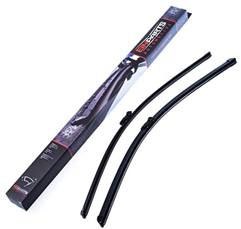 EINPARTS Scheibenwischer Set Wischerblätter Set Frontscheibenwischer Vorne Wischblattausführung: Rahmenlos Länge 1: 660mm Länge 2: 660mm EPWBDC2626R