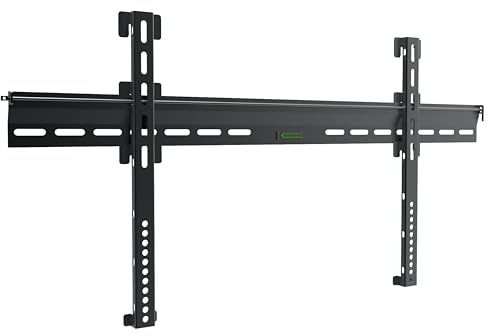 Low profile fixed TV and Monitor wall mount bracket for TVs up to 75, Vesa size 100 x 100 to 800 x 400